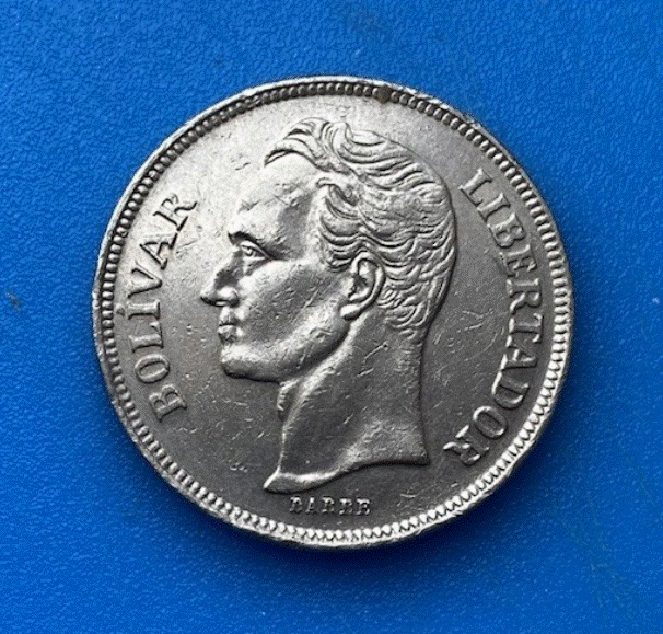  Venezuela 5 Bolívares 1977 Simón Bolívar   