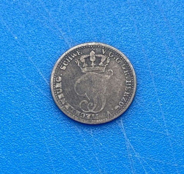  SILBER - Mecklenburg-Schwerin 1/48 Thaler 1848 Friedrich Franz II Altdeutschland   