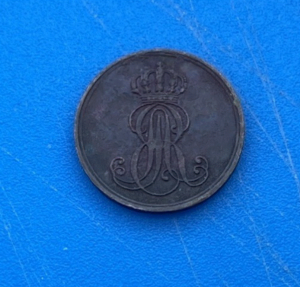  Königreich Hannover 1 Pfennig  1849 | 	Ernst August I. | Altdeutschland   