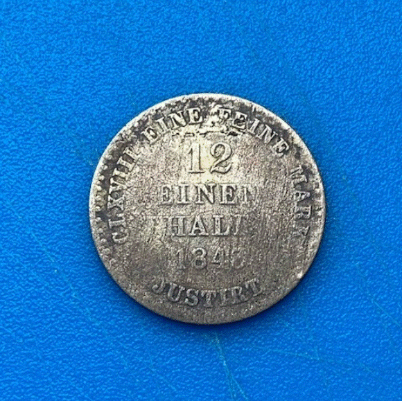  SILBER - Königreich Hannover 1/12 Thaler 1843 S König August Altdeutschland   