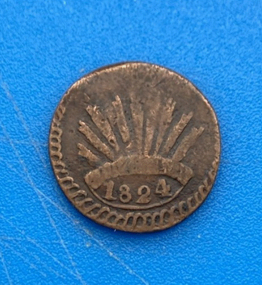  Mexiko 1/8 Real (Octavo) 1824 | Durango   