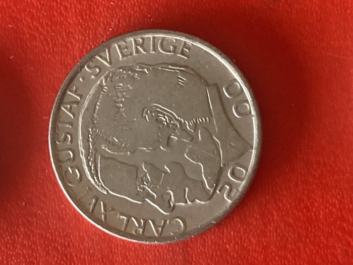  Münze Münzen Umlaufmünze Schweden 1 Krone 2000   