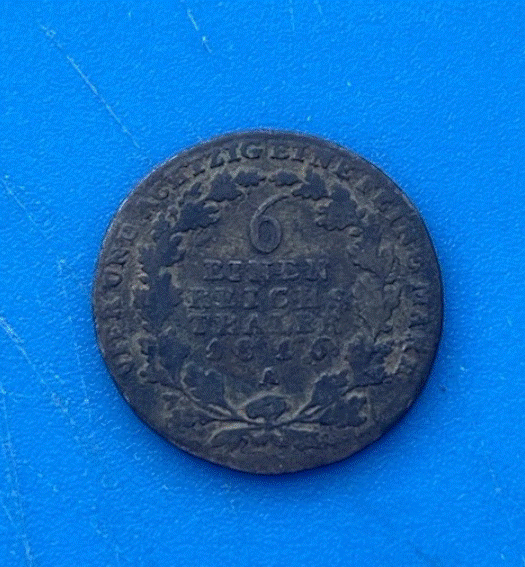  SILBER - Preußen 1/6 Reichsthaler 1816 A Friedrich Wilhelm IV. Altdeutschland   