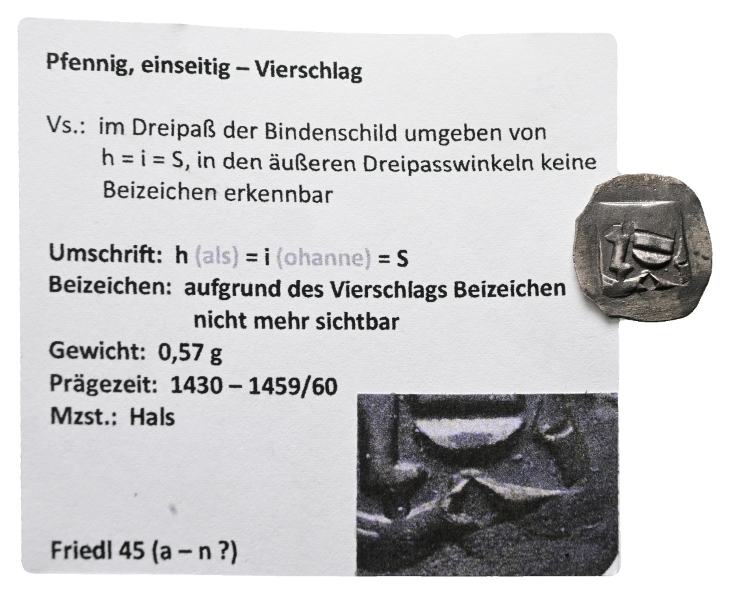  Mittelalter; Pfennig; 0,57 g   