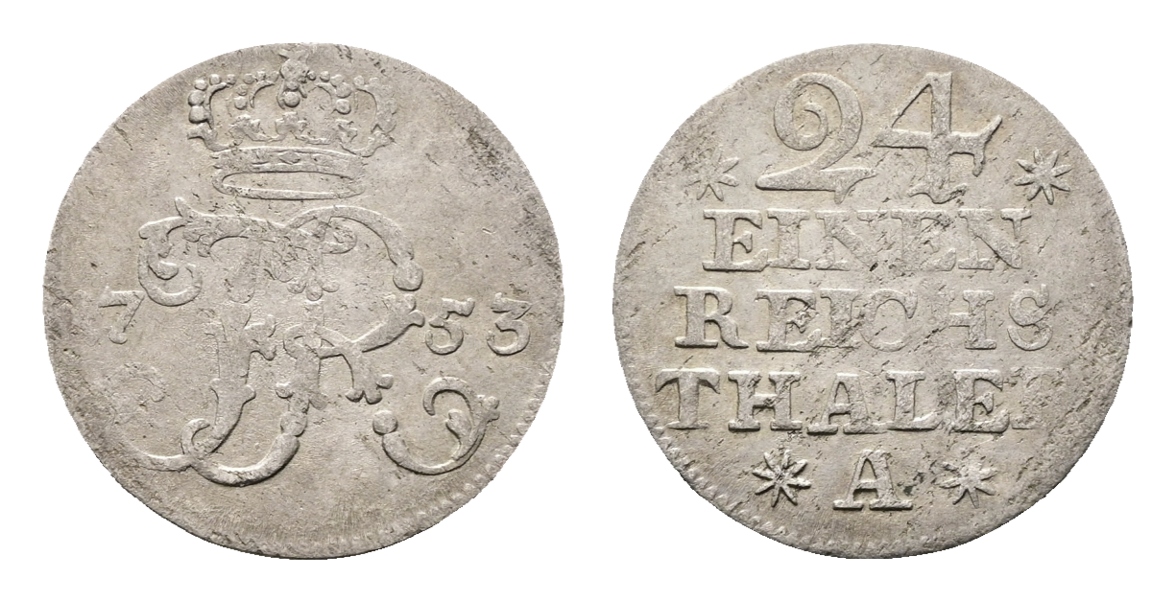  Altdeutschland; Kleinmünze 1753   