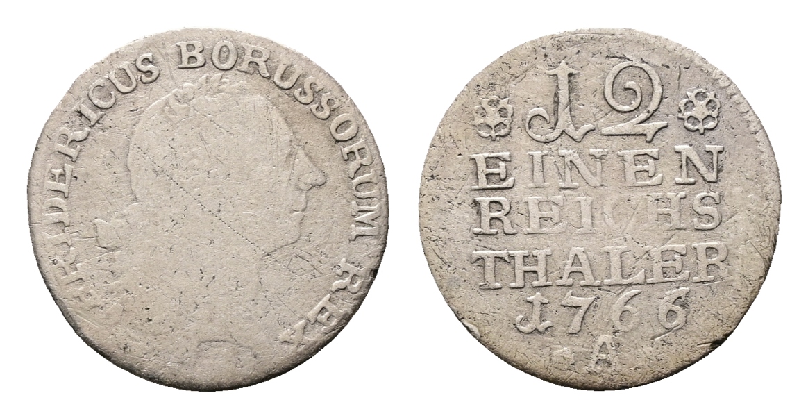  Altdeutschland; Kleinmünze 1766   