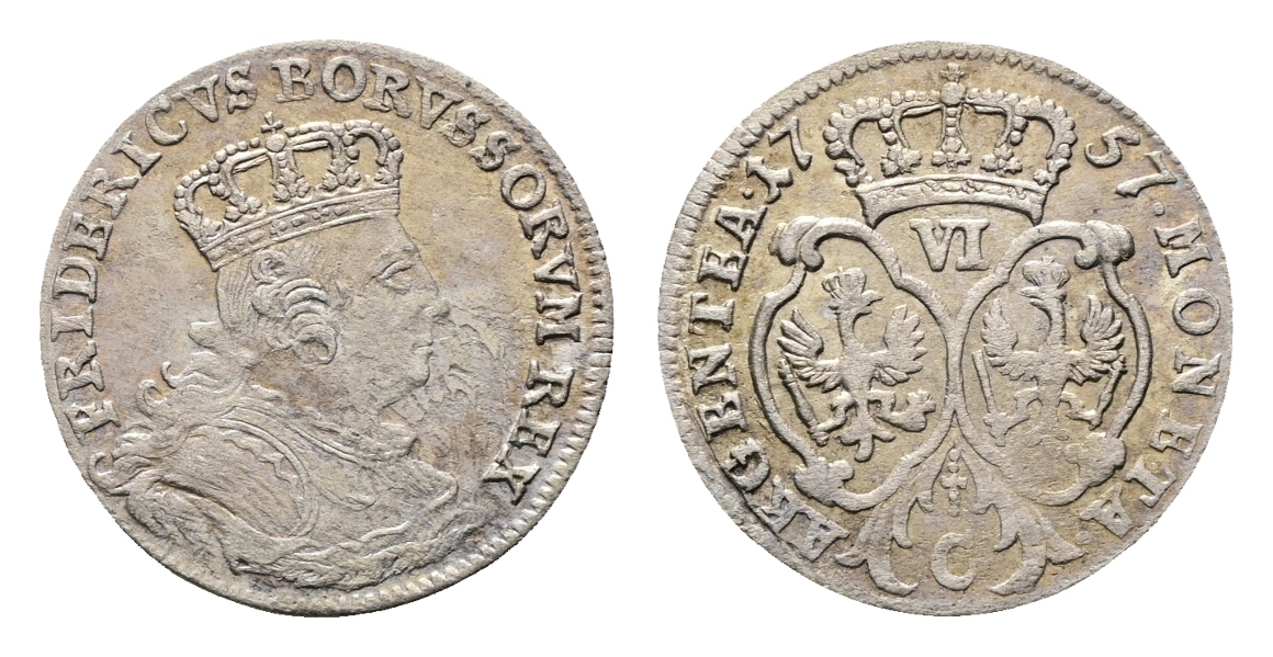  Altdeutschland; Kleinmünze 1757   