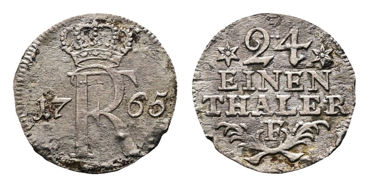  Altdeutschland; Kleinmünze 1765   