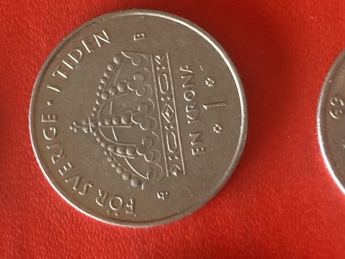 Münze Münzen Umlaufmünze Schweden 1 Krone 2000