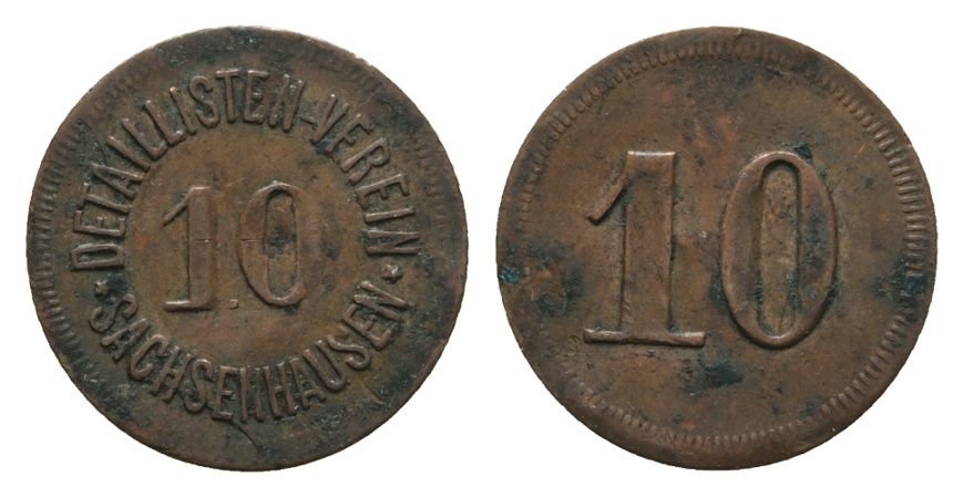  Detaillisten-Vereins Sachsenhausen, 10 Pfennig o.J.   