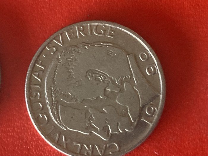  Münze Münzen Umlaufmünze Schweden 1 Krone 1999   