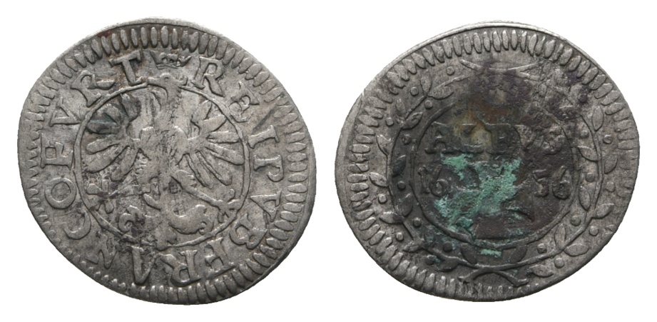  Altdeutschland; Kleinmünze 1656   