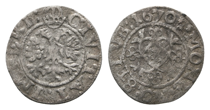  Altdeutschland; Kleinmünze 1670   