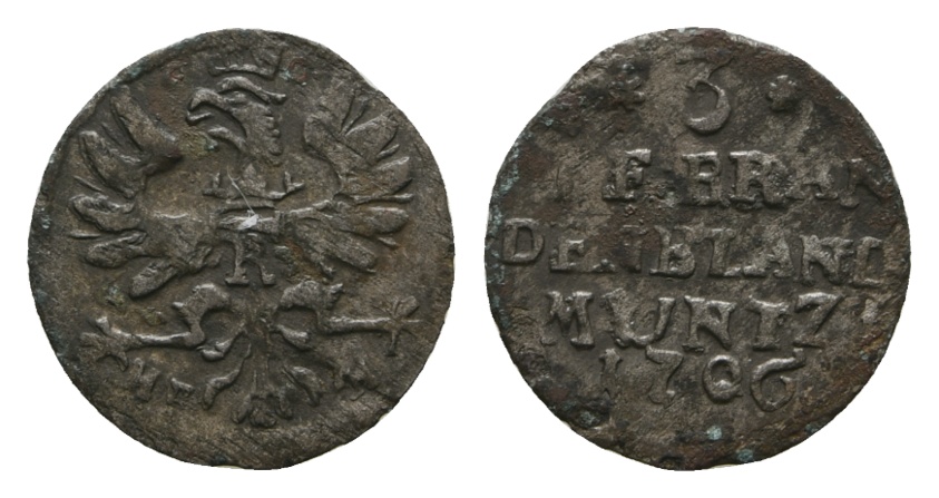  Altdeutschland; Kleinmünze 1706   
