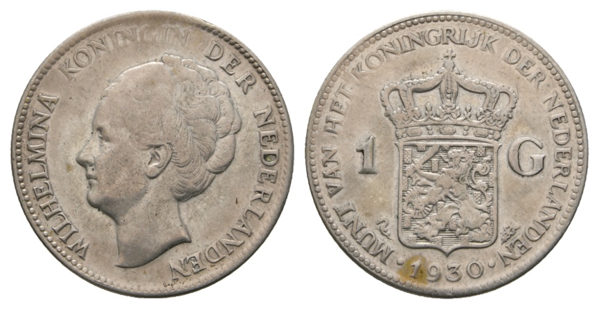  Niederlande; 1 Gulden 1930   