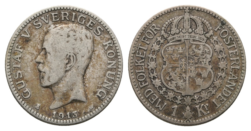  Schweden, 1 Kronor 1913   