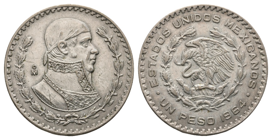  Mexiko, 1 Peso 1964   