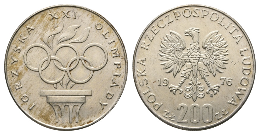  Polen, 200 Zlotys 1976   