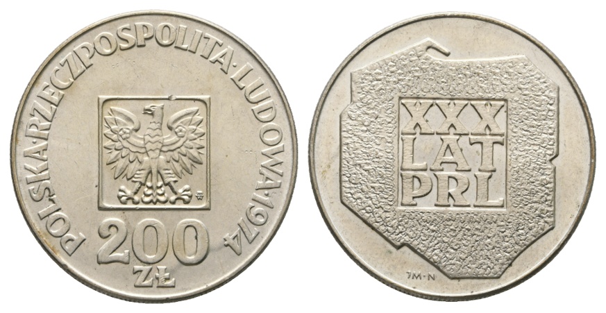  Polen, 200 Zlotys 1974   