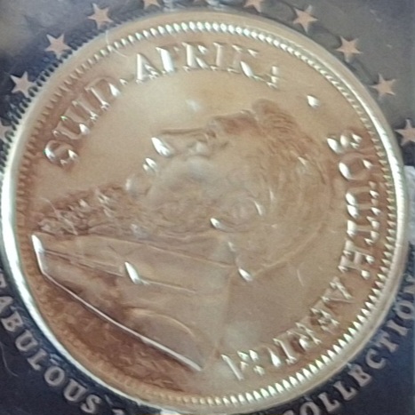  Südafrika, Krugerrand 2023 1oz 999er Silber=31,1g fein gekapselt   
