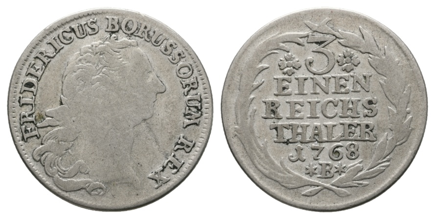  Altdeutschland; Kleinmünze 1768   