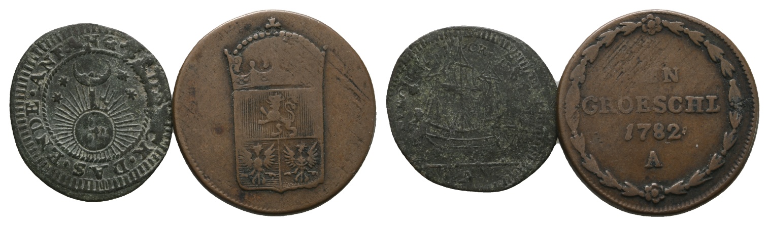  Altdeutschland; 2 Kleinmünzen   