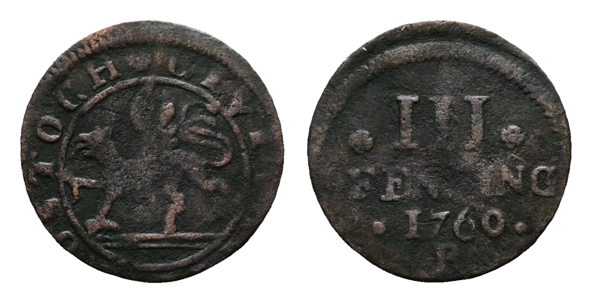  Altdeutschland; Kleinmünze 1760   