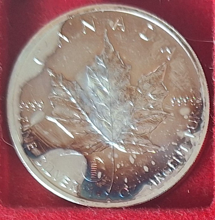  Kanada, 5 Dollar 2012 Elizabeth II MAPLE LEAF 1oz Silber 999,9/1000 =31,1g fein   