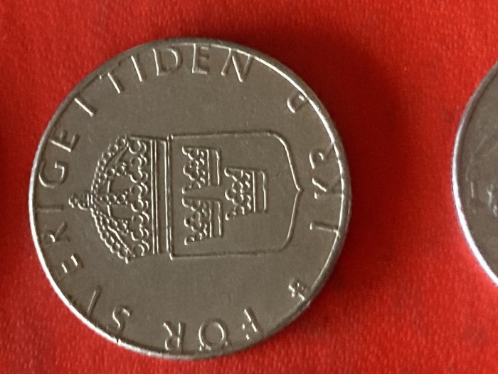 Münze Münzen Umlaufmünze Schweden 1 Krone 1989