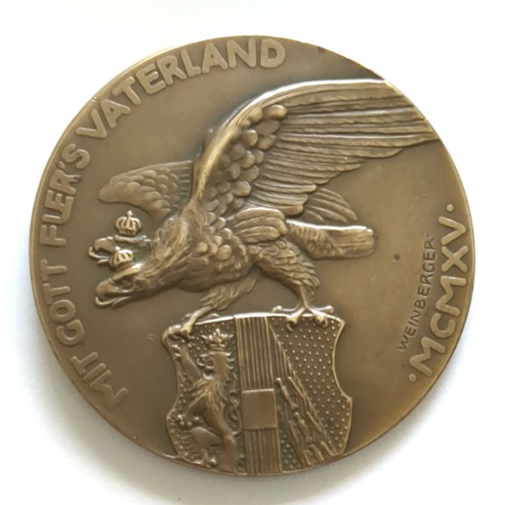  SELTEN! Gedenk-Medaille Freiherr Von Hötzendorf 1915 Weinberger 1. Weltkrieg   