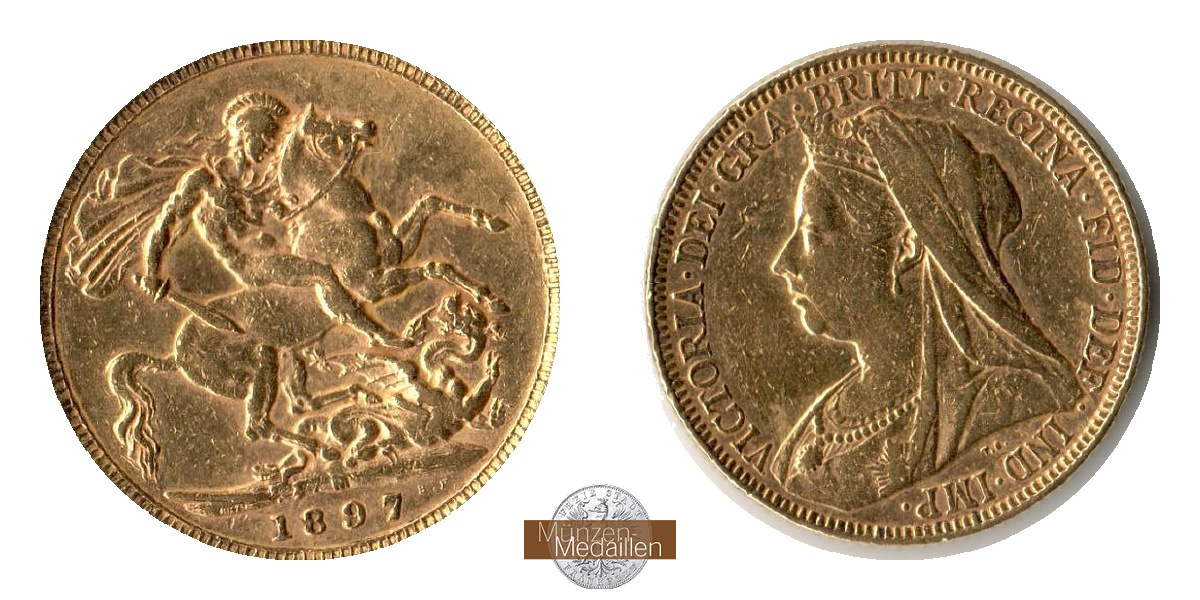 Grossbritannien  Sovereign MM-Frankfurt Feingold: 7,32g Victoria Jubilee Coinage 1837-1901 1897 