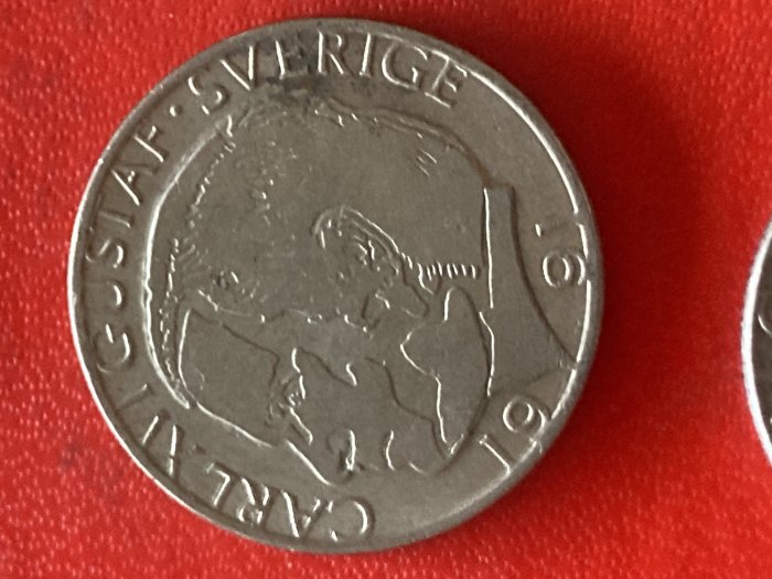  Münze Münzen Umlaufmünze Schweden 1 Krone 1991   