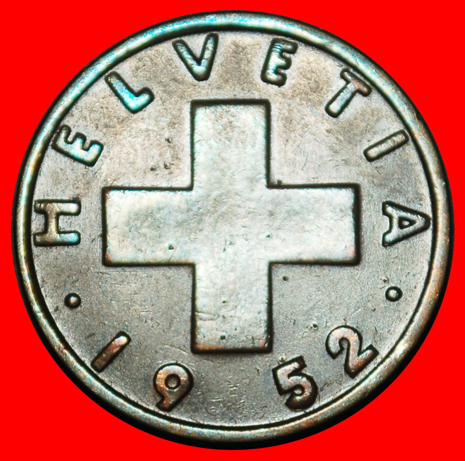  Ⰺ SPRIG (1948-1974): SWITZERLAND ★ 2 RAPPENS 1952B! DIES I A!★LOW START ★ NO RESERVE!   
