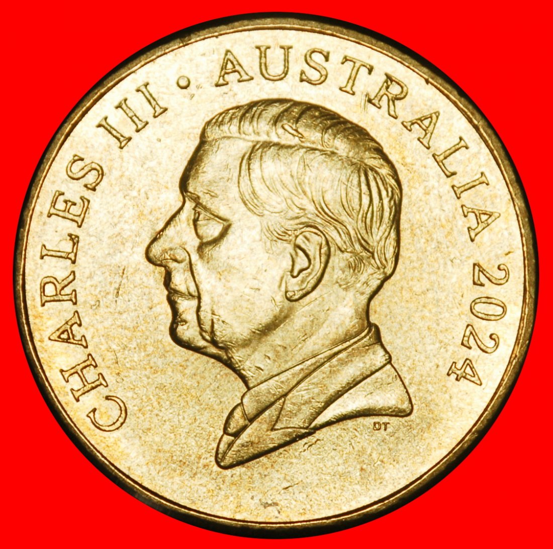 Ⰺ 5 KÄNGURUS (1984-2026): AUSTRALIEN ★ 1 DOLLAR 2024! STEMPEL VIII A!★OHNE VORBEHALT!   