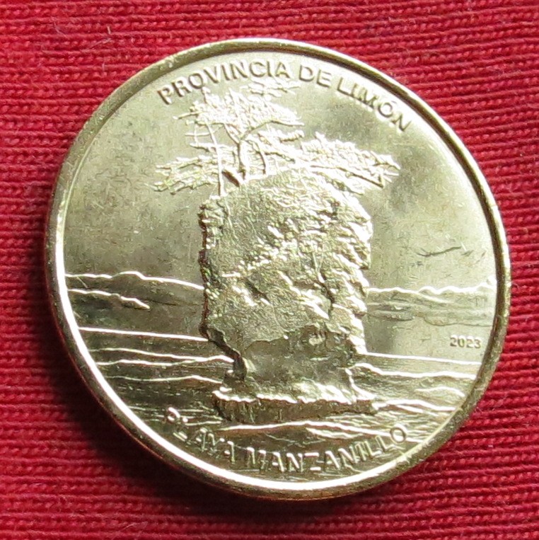 Costa Rica 25 colones 2023 Province Limon manzanillo unc