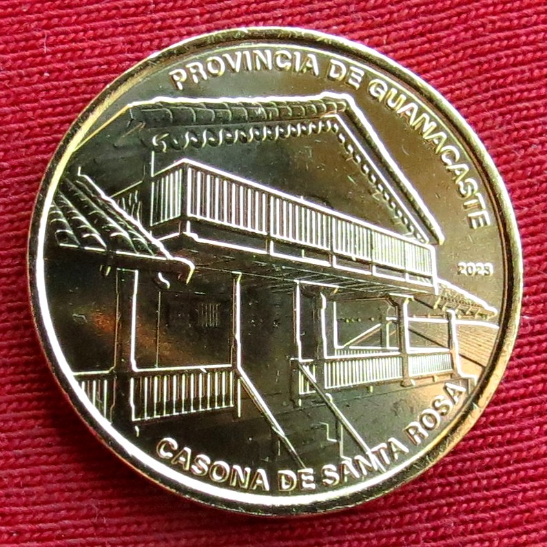  Costa Rica 25 colones 2023 Province Guanacaste unc   