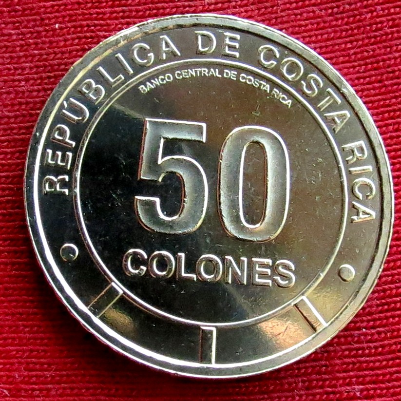  Costa Rica 50 colones 2023 crab unc   