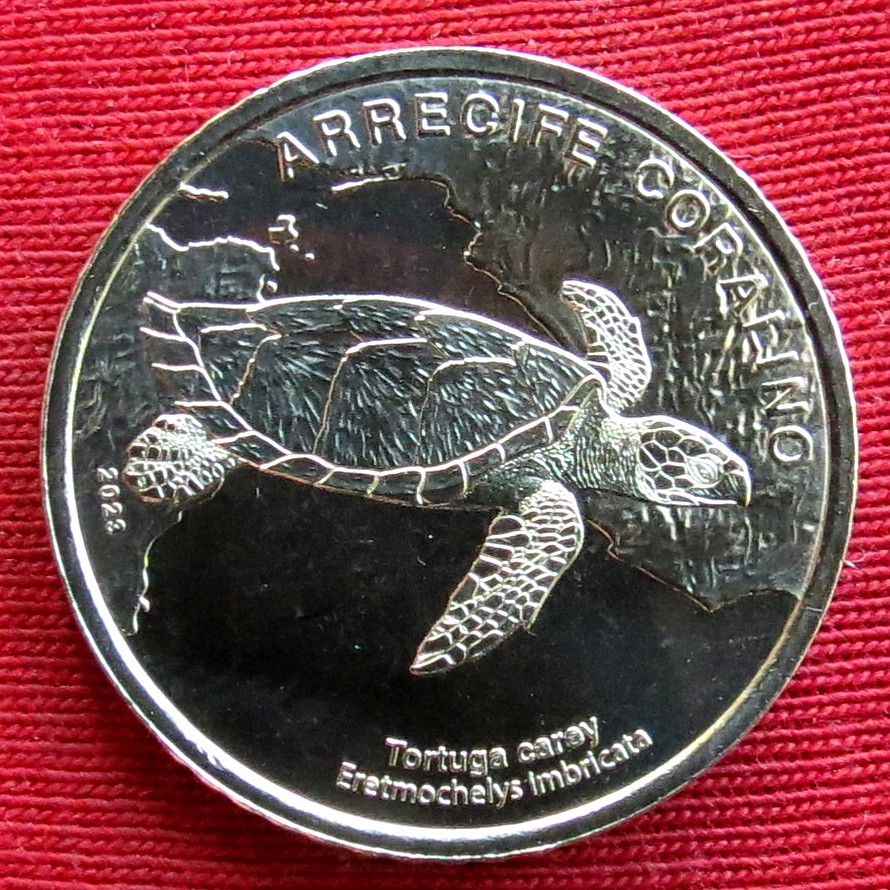  Costa Rica 50 colones 2023 turtle unc   