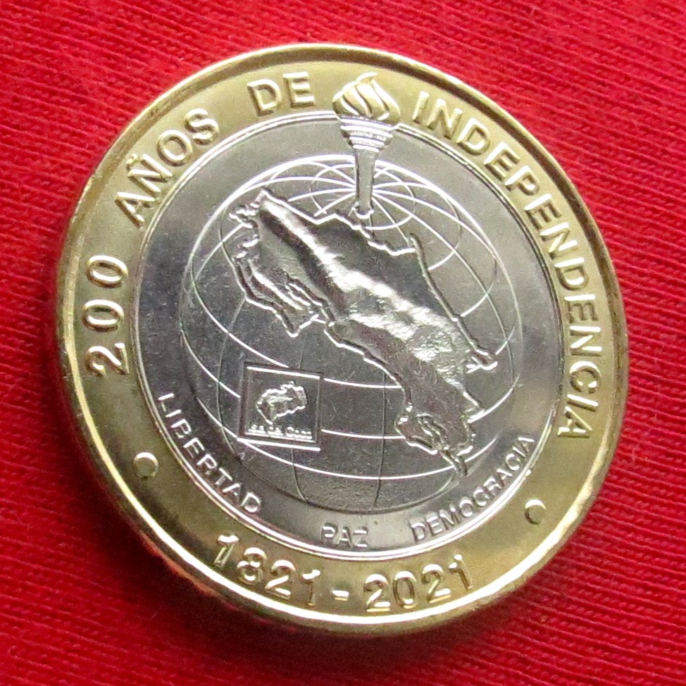 Costa Rica 500 colons 2021 independence unc