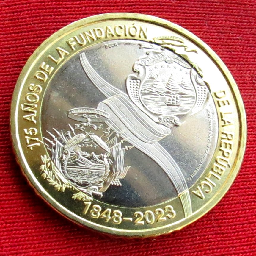  Costa Rica 500 colons 2023 175 years unc   