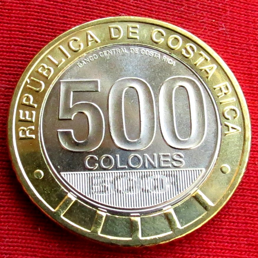  Costa Rica 500 colons 2023 75 years of the army unc   