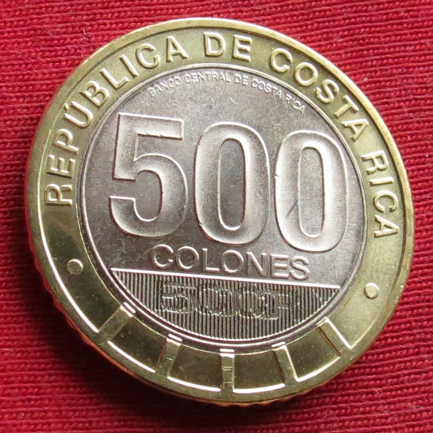  Costa Rica 500 colons 2024 annexation 200 years unc   