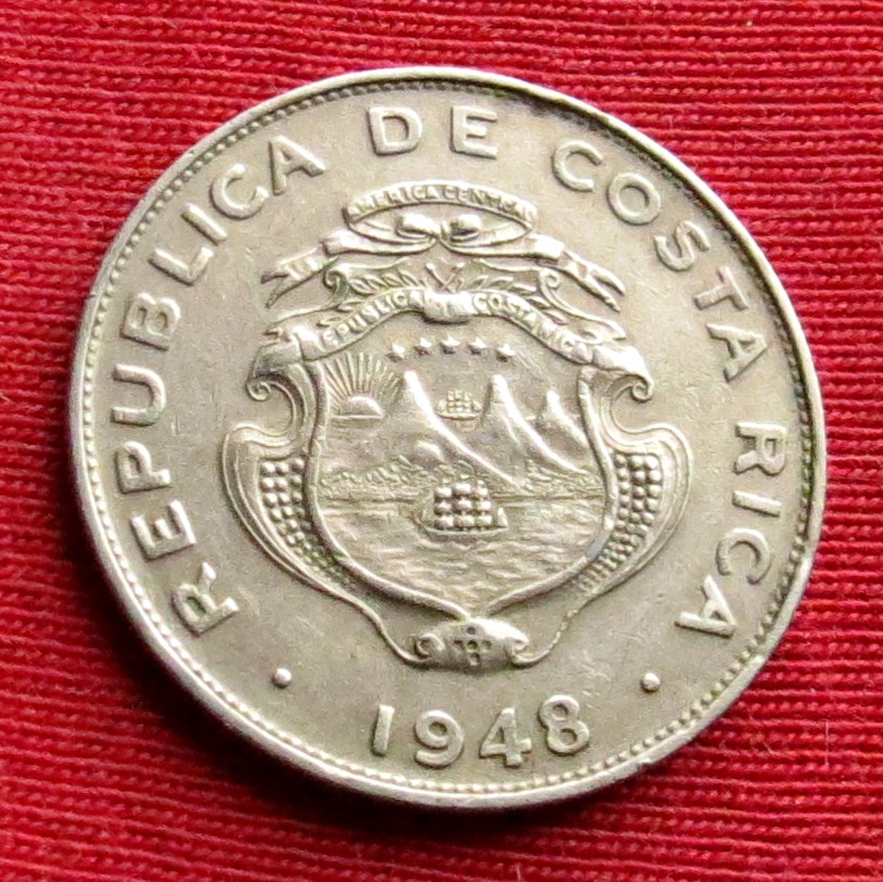  Costa Rica 25 centimes 1948 #2   