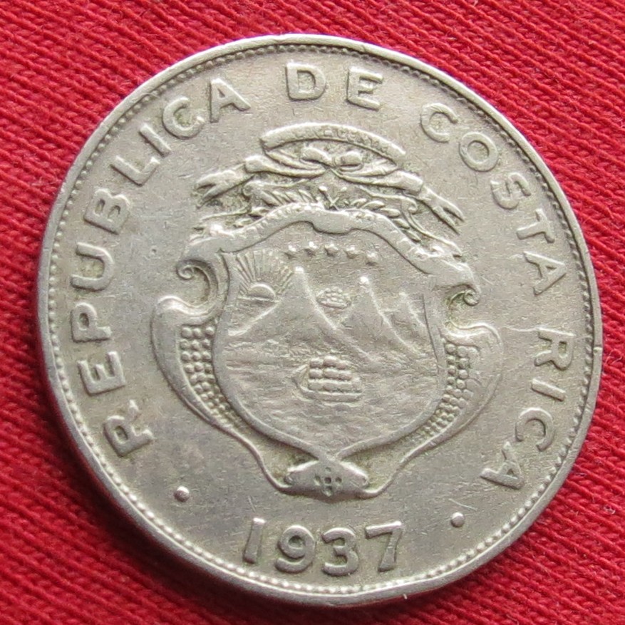  Costa Rica 25 centimes 1937   