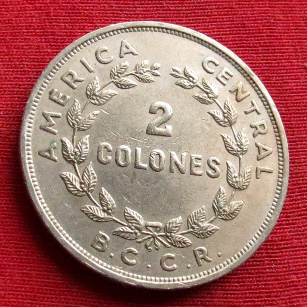  Costa Rica 2 colons 1968   