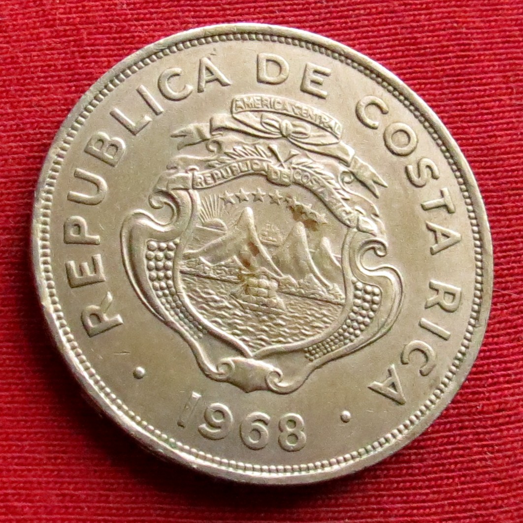  Costa Rica 2 colons 1968   