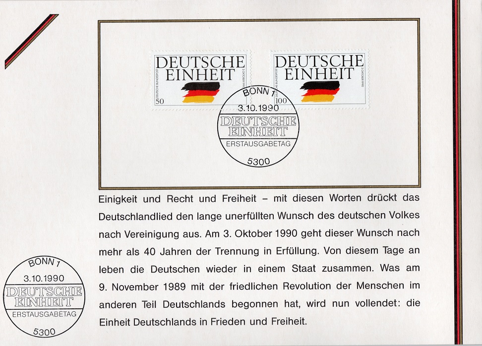 BRD 1990 DIN A5-Klappfolder mit Mi.1477-1478 + 1481-1482 Block 22 FDC + SST./ SELTEN
