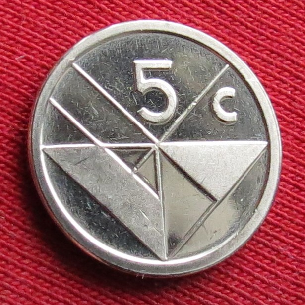  Aruba 5 cents 2023 unc   