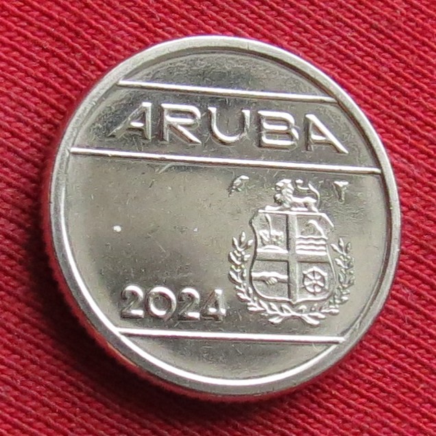  Aruba 10 cents 2024 unc   