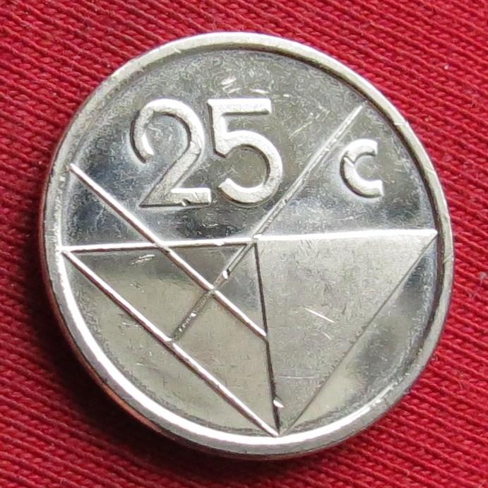  Aruba 25 cents 2023 unc   